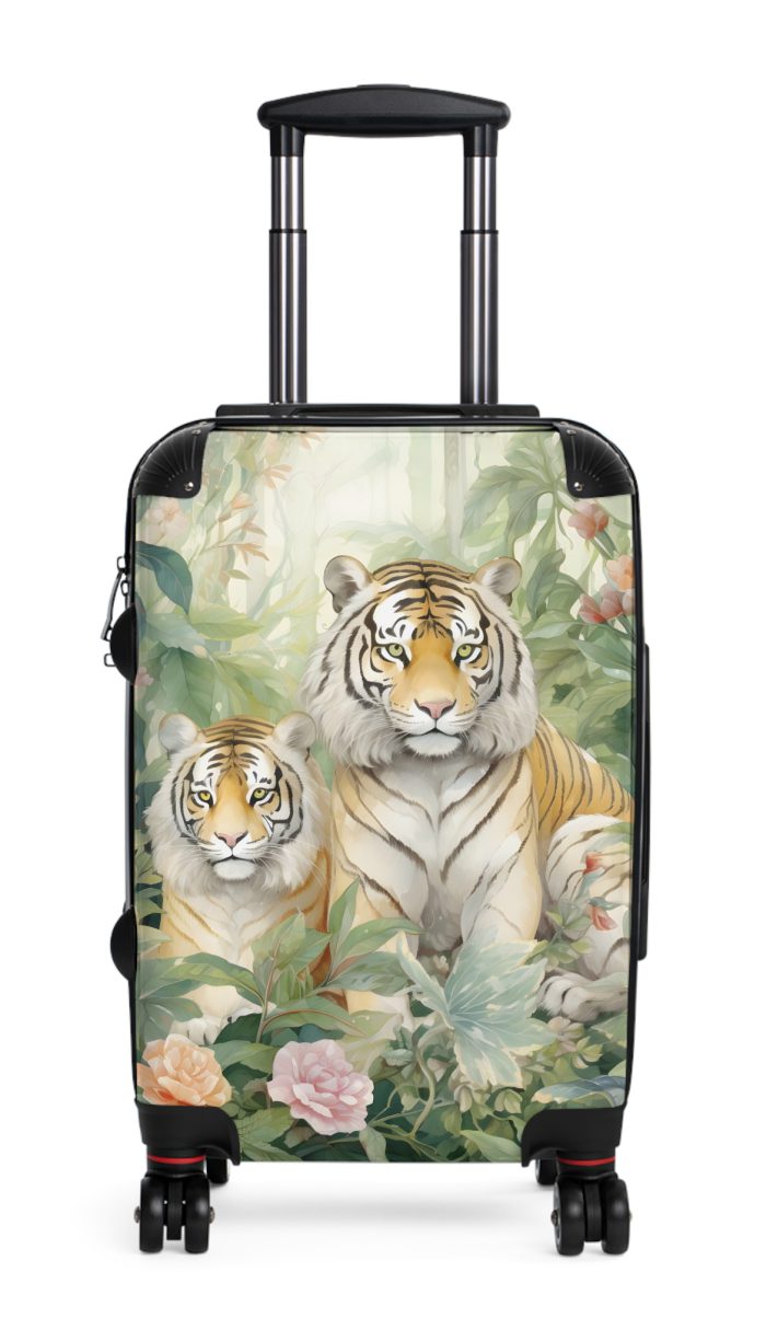 Majestic Tiger Suitcase - A fierce and stylish travel companion for the bold explorer.