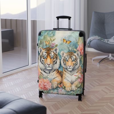 Majestic Tiger Suitcase - A fierce and stylish travel companion for the bold explorer.