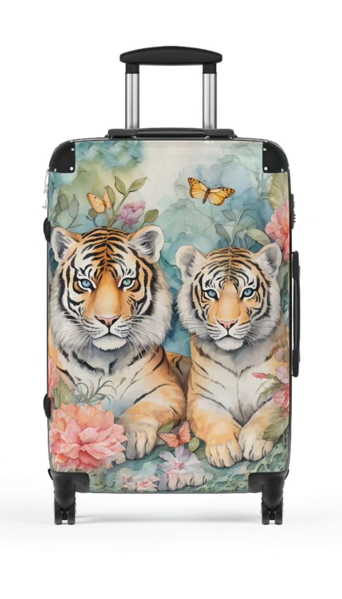 Majestic Tiger Suitcase - A fierce and stylish travel companion for the bold explorer.