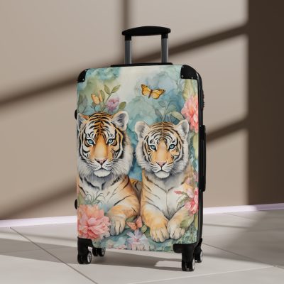 Majestic Tiger Suitcase - A fierce and stylish travel companion for the bold explorer.