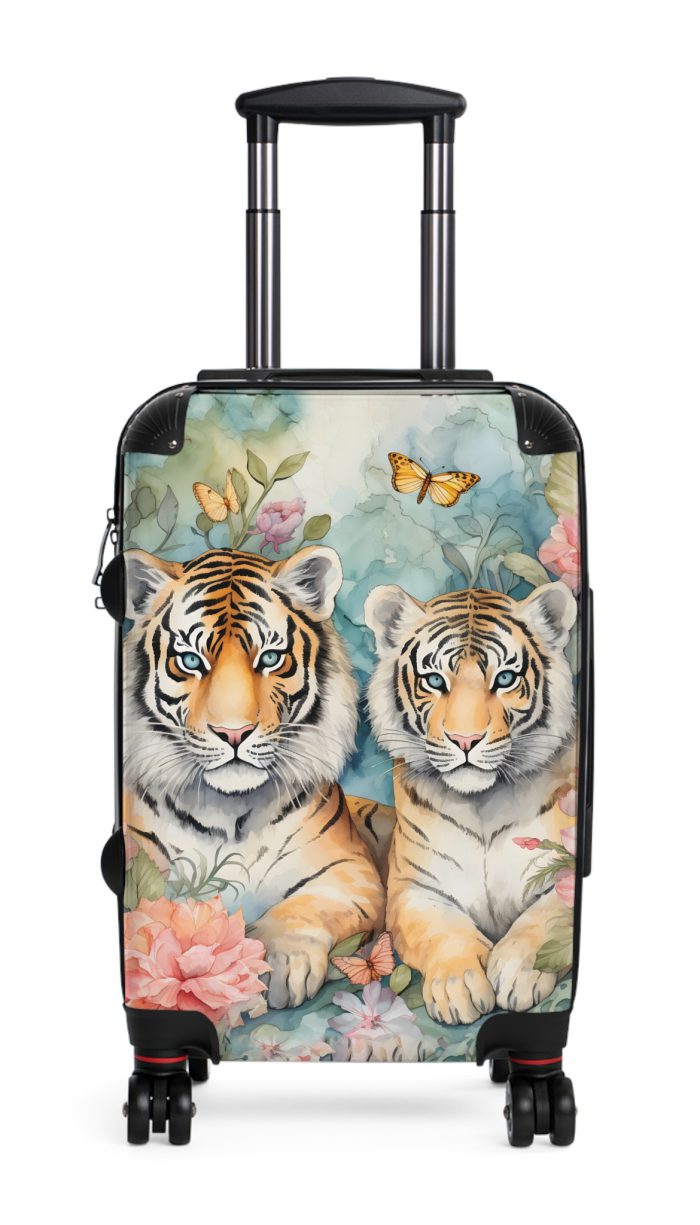 Majestic Tiger Suitcase - A fierce and stylish travel companion for the bold explorer.