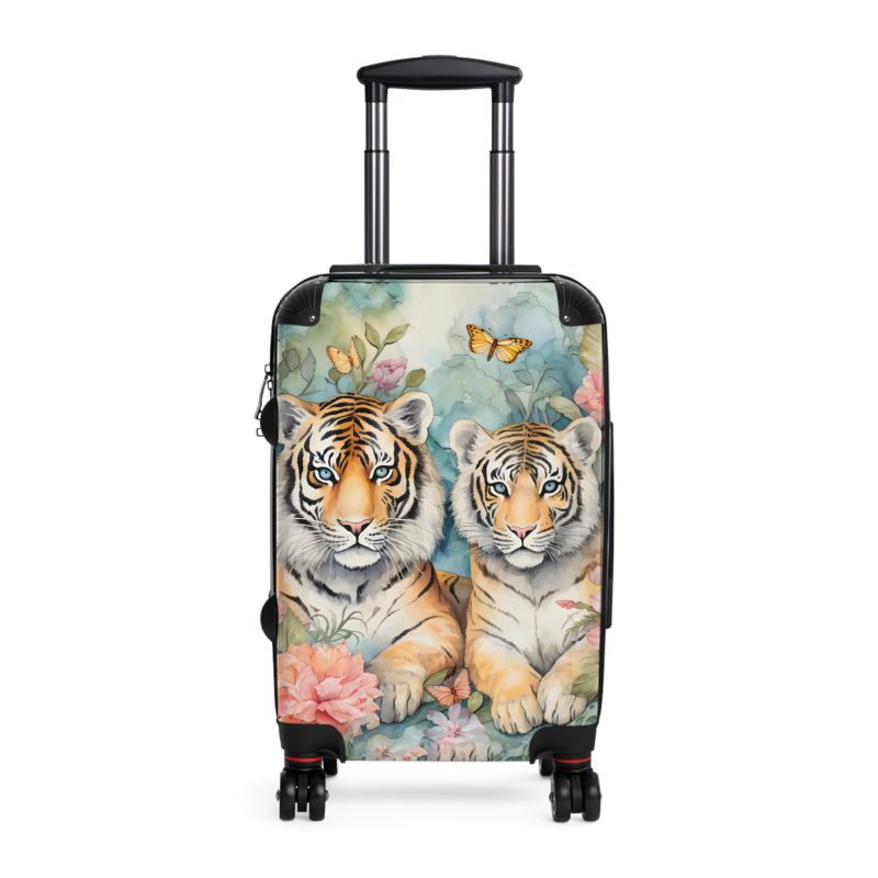 Majestic Tiger Suitcase - A fierce and stylish travel companion for the bold explorer.