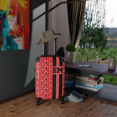 Custom Cute Ladybug Suitcase - A delightful travel accessory featuring adorable ladybug design, customized for the spirited explorer.