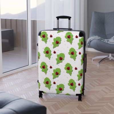 Cute Ladybug Suitcase - Adorable travel companion featuring a charming ladybug design, bringing joy to your journeys.