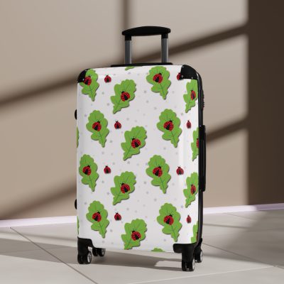 Cute Ladybug Suitcase - Adorable travel companion featuring a charming ladybug design, bringing joy to your journeys.