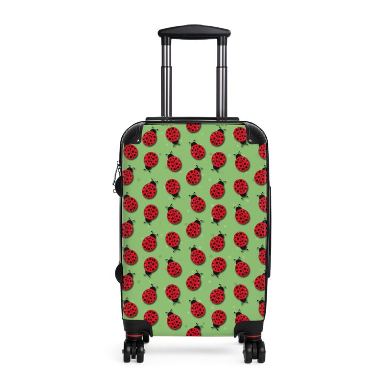 Cute Ladybug Suitcase - Adorable travel companion featuring a charming ladybug design, bringing joy to your journeys.