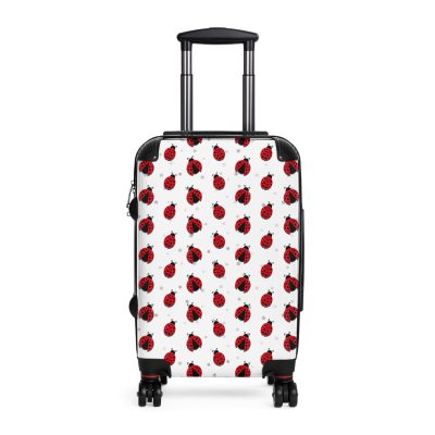 Cute Ladybug Suitcase - Adorable travel companion featuring a charming ladybug design, bringing joy to your journeys.