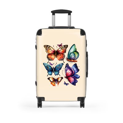 Butterfly suitcase, a durable and stylish travel companion. Crafted with butterfly designs, it's perfect for nature enthusiasts on the go.