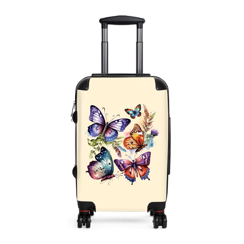 Butterfly suitcase, a durable and stylish travel companion. Crafted with butterfly designs, it's perfect for nature enthusiasts on the go.