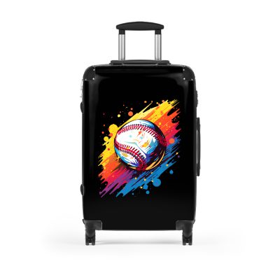 Baseball Suitcase - A stylish suitcase for sports enthusiasts featuring a baseball design, perfect for traveling in style and showcasing your passion for the game.