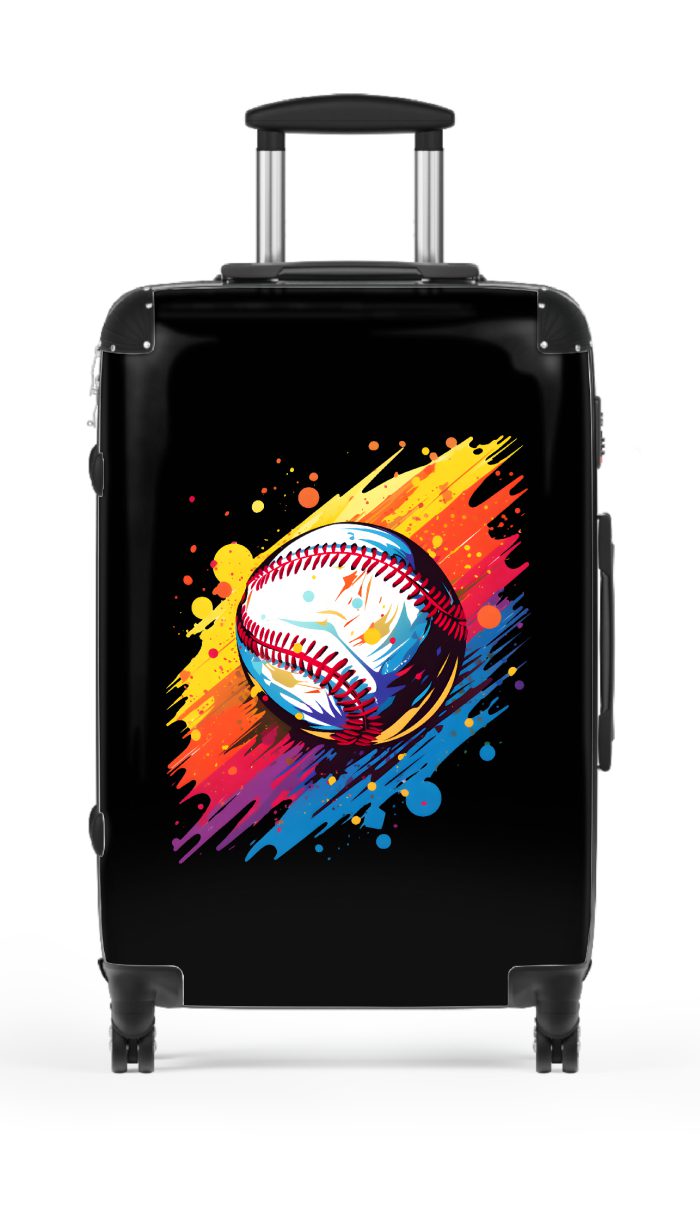 Baseball Suitcase - A stylish suitcase for sports enthusiasts featuring a baseball design, perfect for traveling in style and showcasing your passion for the game.