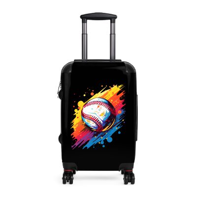 Baseball Suitcase - A stylish suitcase for sports enthusiasts featuring a baseball design, perfect for traveling in style and showcasing your passion for the game.