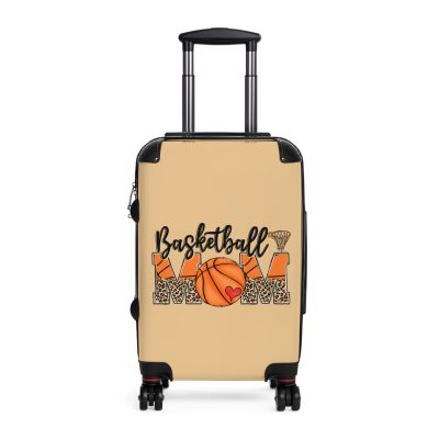 Sporty Basketball Mom suitcase, a durable and athletic travel companion. Crafted with basketball mom designs, it's perfect for enthusiasts on the go.