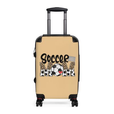 Sporty Soccer Mom suitcase, a durable and athletic travel companion. Crafted with soccer mom designs, it's perfect for enthusiasts on the go.