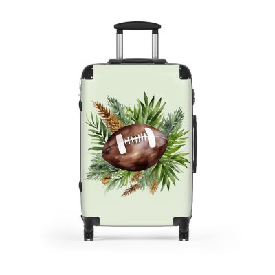 Tropical Football suitcase, a durable and stylish travel companion. Crafted with football designs, it's perfect for enthusiasts on the go.