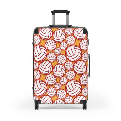 Volleyball Suitcase - A luggage adorned with a sporty volleyball-themed design, perfect for travelers who want to travel in style with their favorite sport.