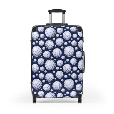 Volleyball Suitcase - A luggage adorned with a sporty volleyball-themed design, perfect for travelers who want to travel in style with their favorite sport.