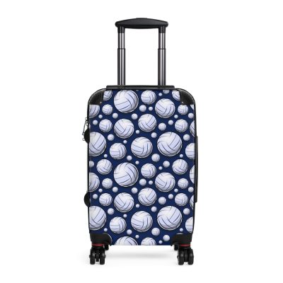 Volleyball Suitcase - A luggage adorned with a sporty volleyball-themed design, perfect for travelers who want to travel in style with their favorite sport.