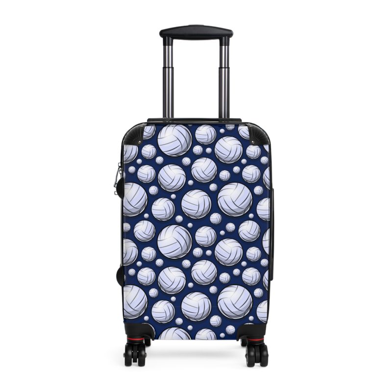 Volleyball Suitcase - A luggage adorned with a sporty volleyball-themed design, perfect for travelers who want to travel in style with their favorite sport.