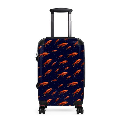 Goldfish Suitcase - Elevate your travel in style with this vibrant and functional suitcase, a fusion of design and durability for your globetrotting adventures.