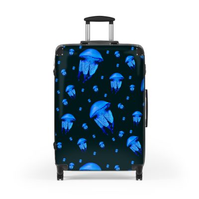 Jellyfish Suitcase - Experience the allure of the ocean wherever you go with this stunning and practical travel companion.