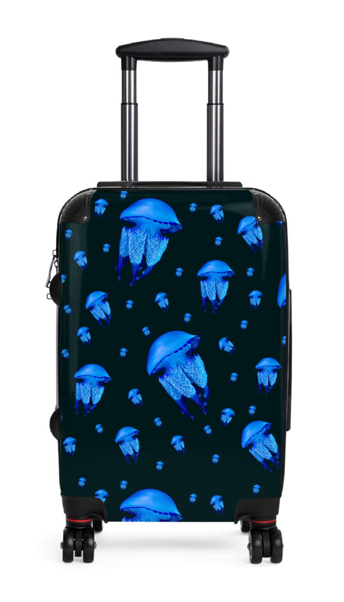 Jellyfish Suitcase - Experience the allure of the ocean wherever you go with this stunning and practical travel companion.