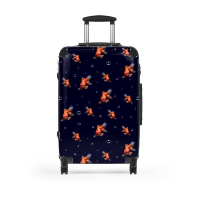 Goldfish Suitcase - Elevate your travel in style with this vibrant and functional suitcase, a fusion of design and durability for your globetrotting adventures.