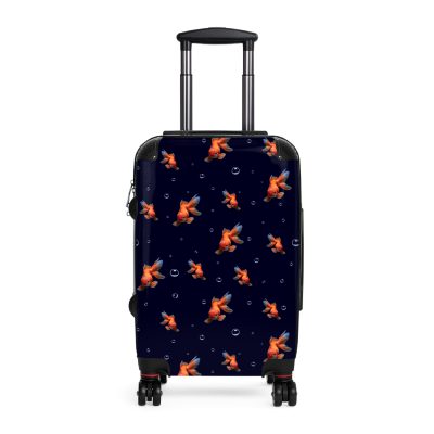 Goldfish Suitcase - Elevate your travel in style with this vibrant and functional suitcase, a fusion of design and durability for your globetrotting adventures.