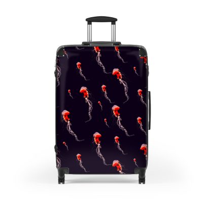 Jellyfish Suitcase - Experience the allure of the ocean wherever you go with this stunning and practical travel companion.