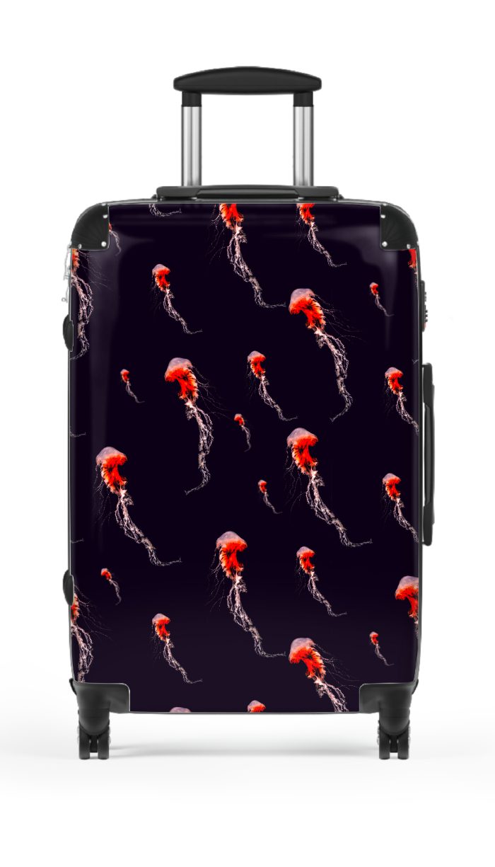 Jellyfish Suitcase - Experience the allure of the ocean wherever you go with this stunning and practical travel companion.