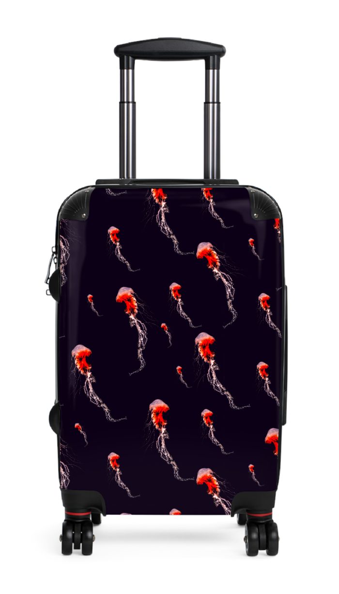 Jellyfish Suitcase - Experience the allure of the ocean wherever you go with this stunning and practical travel companion.