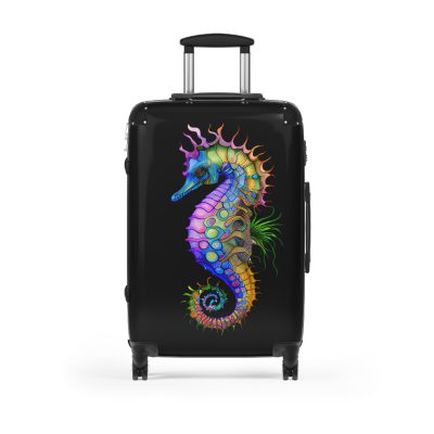 Seahorse Suitcase - A stylish and durable travel companion, embodying marine charm for a magical journey.