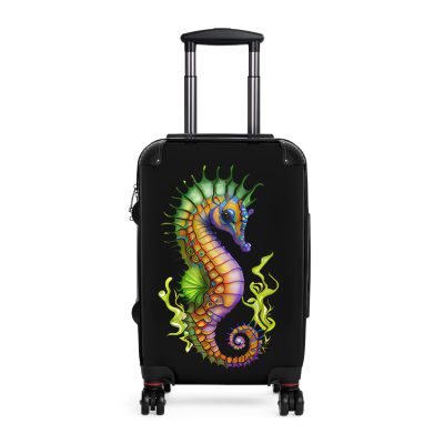 Seahorse Suitcase - A stylish and durable travel companion, embodying marine charm for a magical journey.Seahorse Suitcase - A stylish and durable travel companion, embodying marine charm for a magical journey.