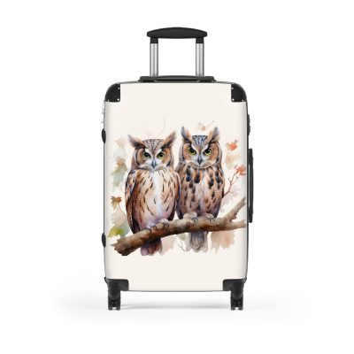 Owl Suitcase - A cute animal luggage with an adorable owl design, ideal for animal lovers who want to travel with whimsy.