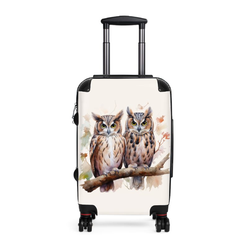 Owl Suitcase - A cute animal luggage with an adorable owl design, ideal for animal lovers who want to travel with whimsy.