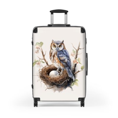 Owl Suitcase - A cute animal luggage with an adorable owl design, ideal for animal lovers who want to travel with whimsy.