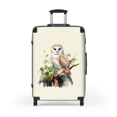 Owl Suitcase - A cute animal luggage with an adorable owl design, ideal for animal lovers who want to travel with whimsy.