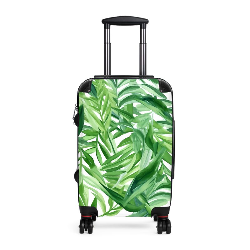 Hawaiian Tiki Luau suitcase, a durable and stylish travel companion. Crafted with vibrant Hawaiian Tiki Luau designs, it's perfect for those who seek island festivities on their journeys.