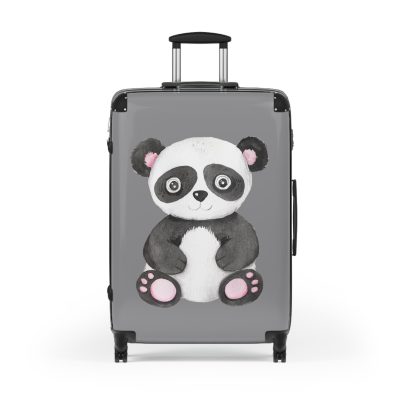 Cute Baby Panda Suitcase - Travel in adorable style with this delightful companion, featuring charming baby panda motifs for cute adventures.