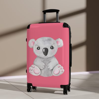 Cute Baby Koala Suitcase - Elevate your journeys with this charming companion, featuring delightful baby koala motifs for adorable adventures.