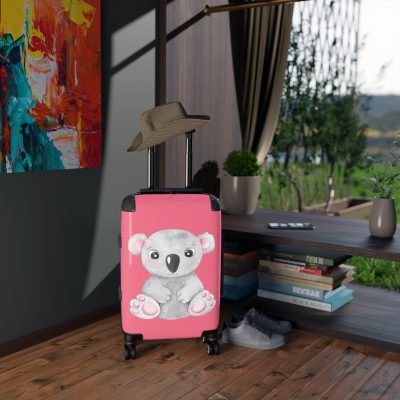 Cute Baby Koala Suitcase - Elevate your journeys with this charming companion, featuring delightful baby koala motifs for adorable adventures.