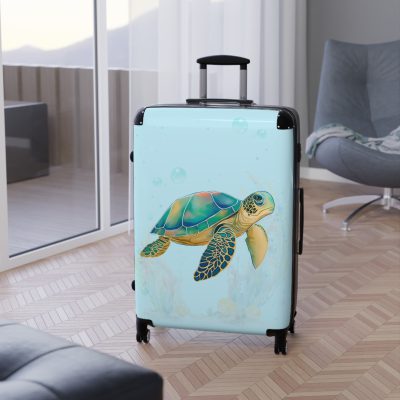 Turtle Suitcase - A seamless blend of elegance and durability, ensuring your travels are as stylish as they are secure.