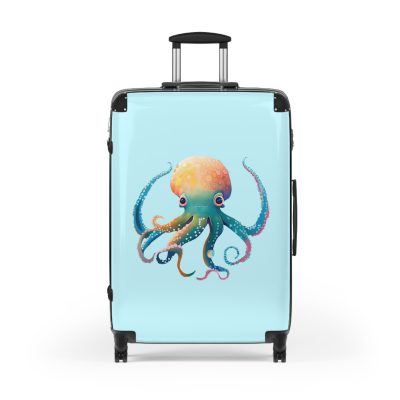 Octopus Suitcase - A whimsical travel essential, marrying functionality with deep-sea charm for a standout luggage experience.