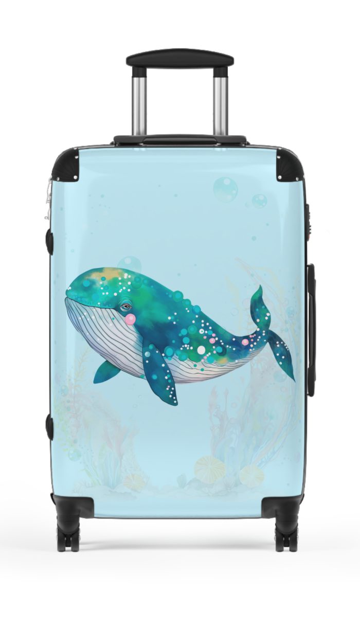 Dolphin Suitcase - A travel companion designed for both style and durability, making every journey a graceful swim through elegance.