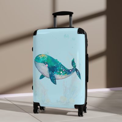 Dolphin Suitcase - A travel companion designed for both style and durability, making every journey a graceful swim through elegance.