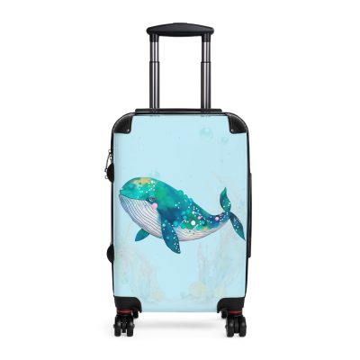 Dolphin Suitcase - A travel companion designed for both style and durability, making every journey a graceful swim through elegance.