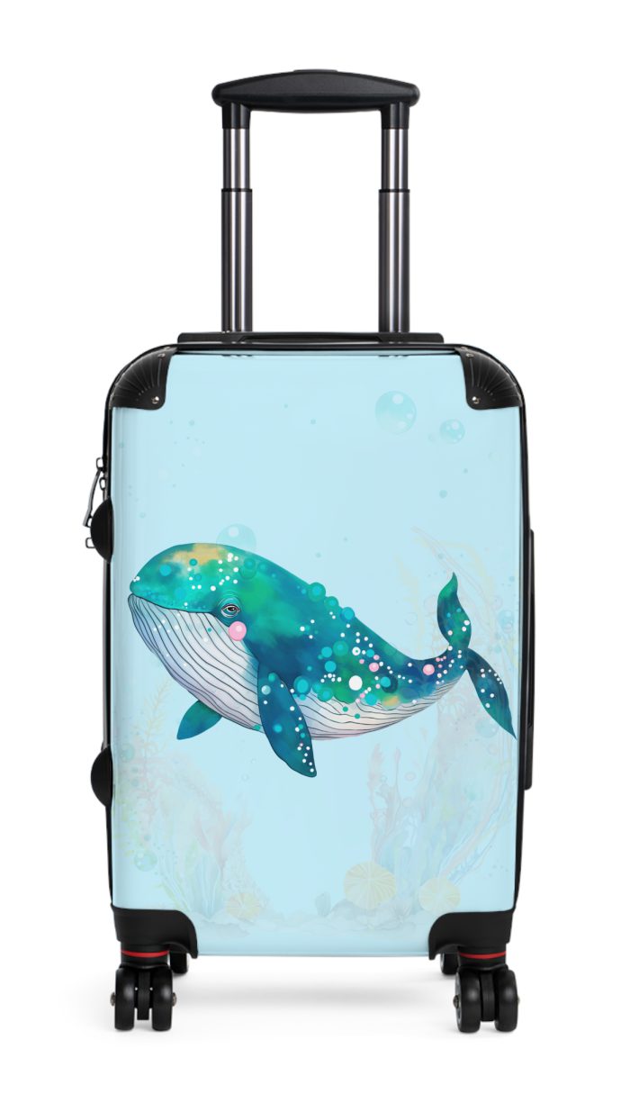 Dolphin Suitcase - A travel companion designed for both style and durability, making every journey a graceful swim through elegance.