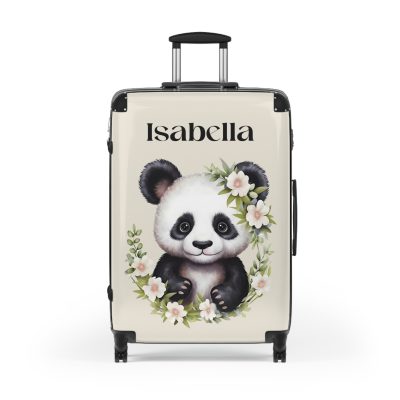 Cute Baby Panda Custom Suitcase - Travel in adorable style with a personalized design featuring cute baby pandas.