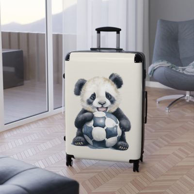 Cute Baby Panda Suitcase - Whimsical and charming luggage, perfect for adorable adventures with its custom design of cute baby pandas.