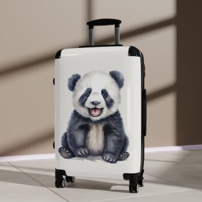 Cute Baby Panda Suitcase - Whimsical and charming luggage, perfect for adorable adventures with its custom design of cute baby pandas.